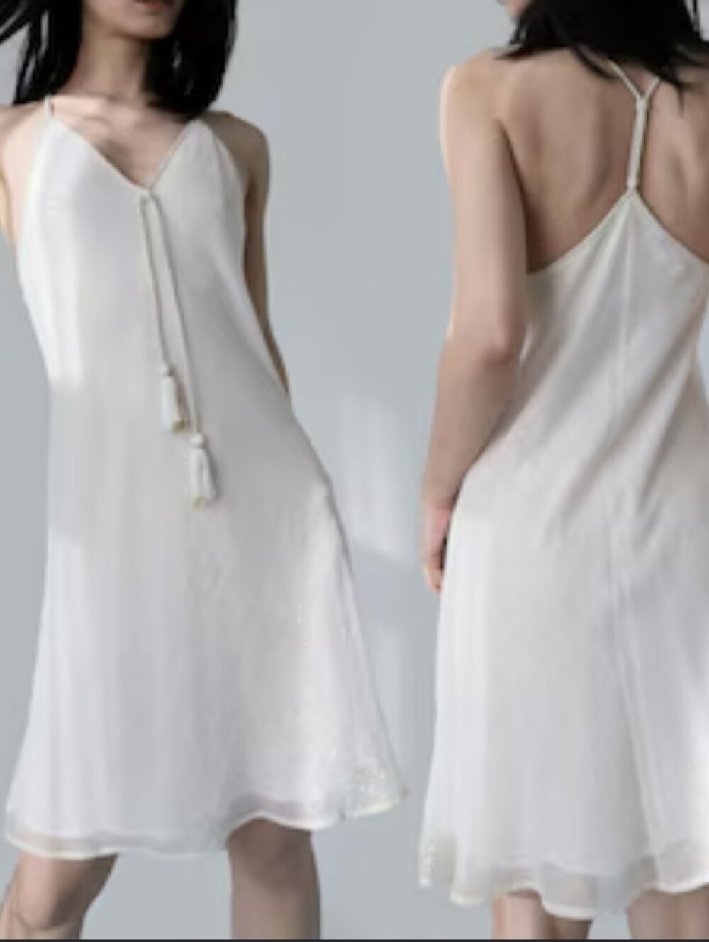 Maje Cream Gold Halter Midi Dress 1 Small Elite Resort Wear